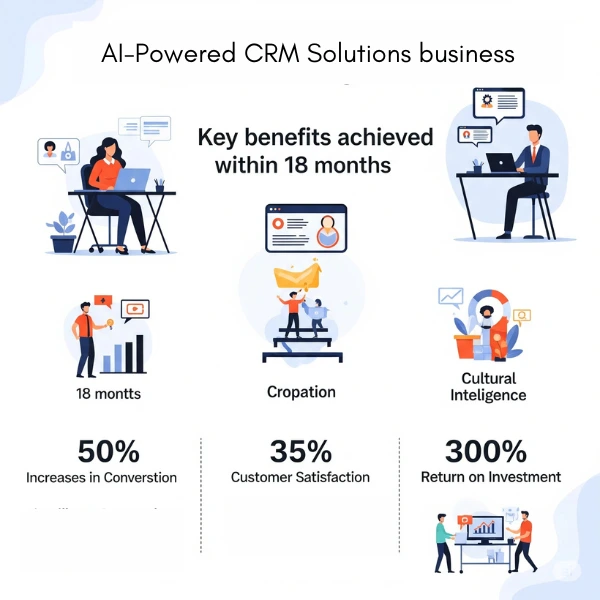 Indian companies using AI CRM solutions have witnessed a 50% increase in conversions