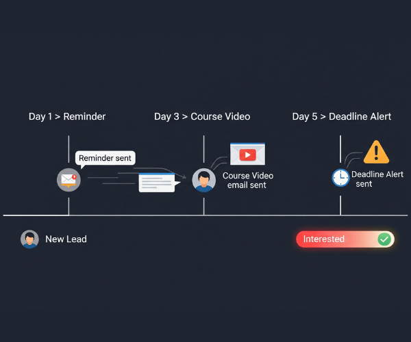 Education: Follow-up with course leads