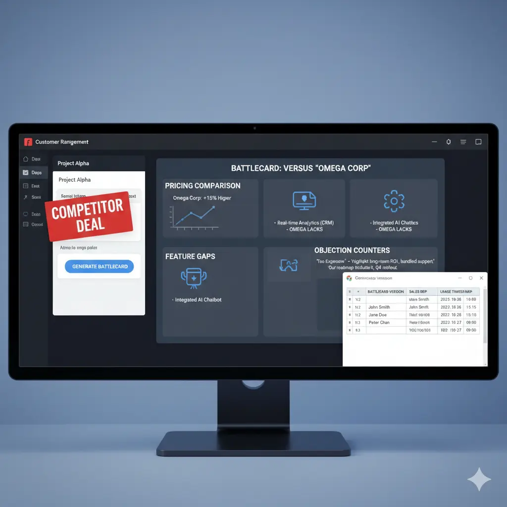AI competitor battlecards