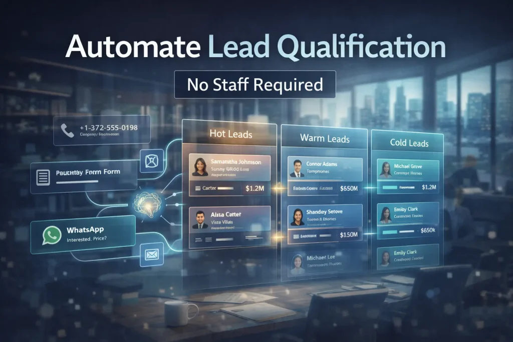 automate lead qualification in real estate