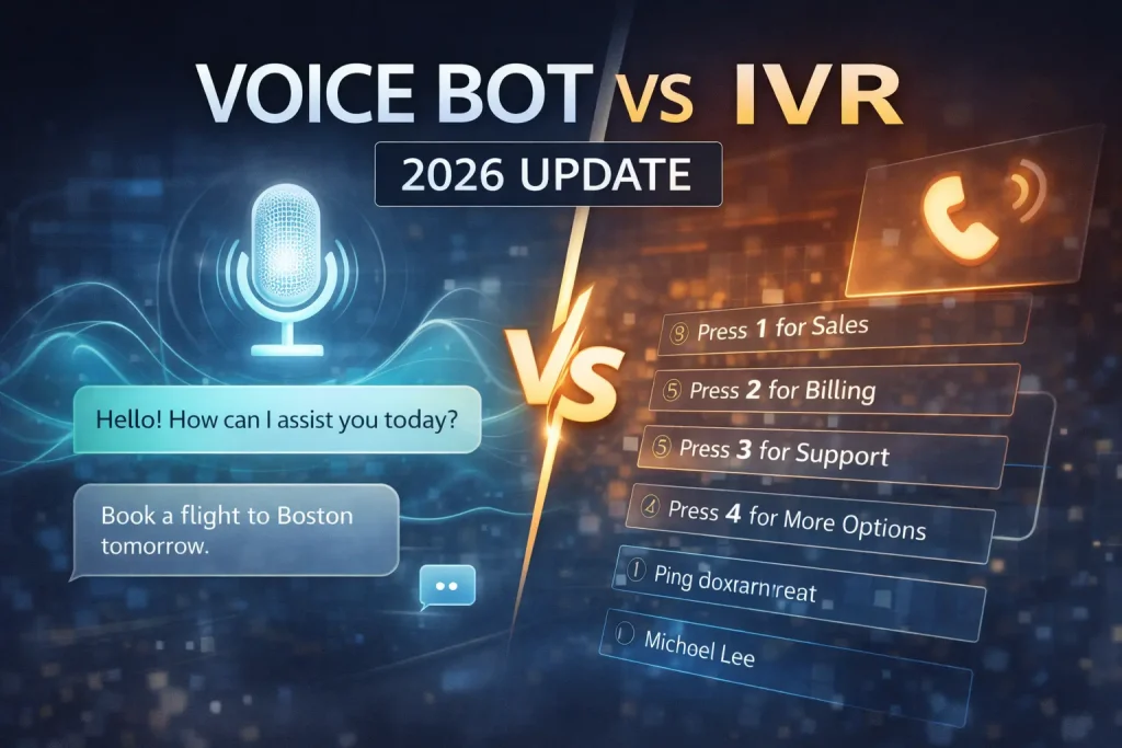 Voice Bot vs IVR