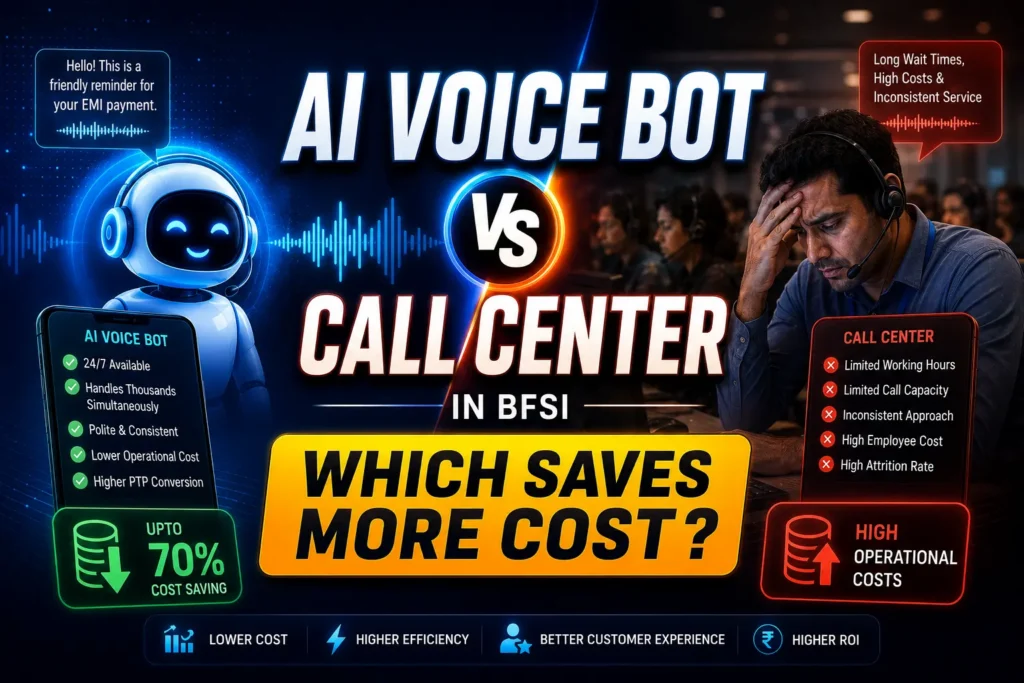 AI Voice bot vs Call center